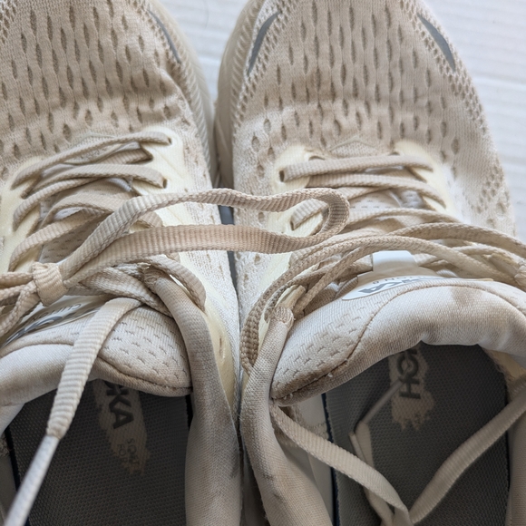 HOKA Clifton Running Shoes - Cream - Picture 8 of 10